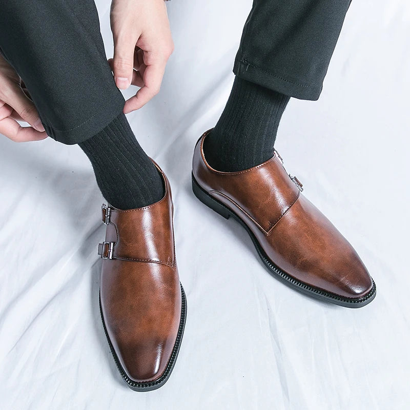 Mocassins Homme à Boucles