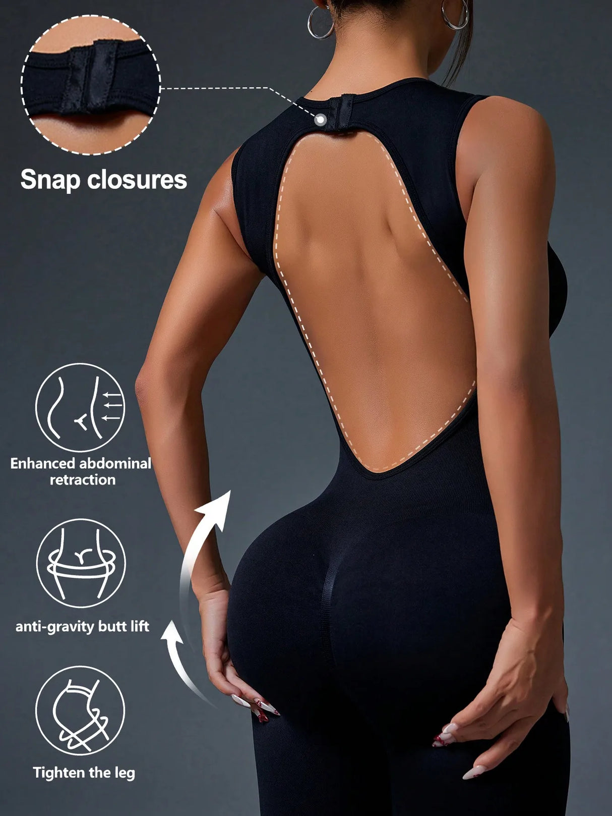 Combinaison de Sport Femme Sans Manches