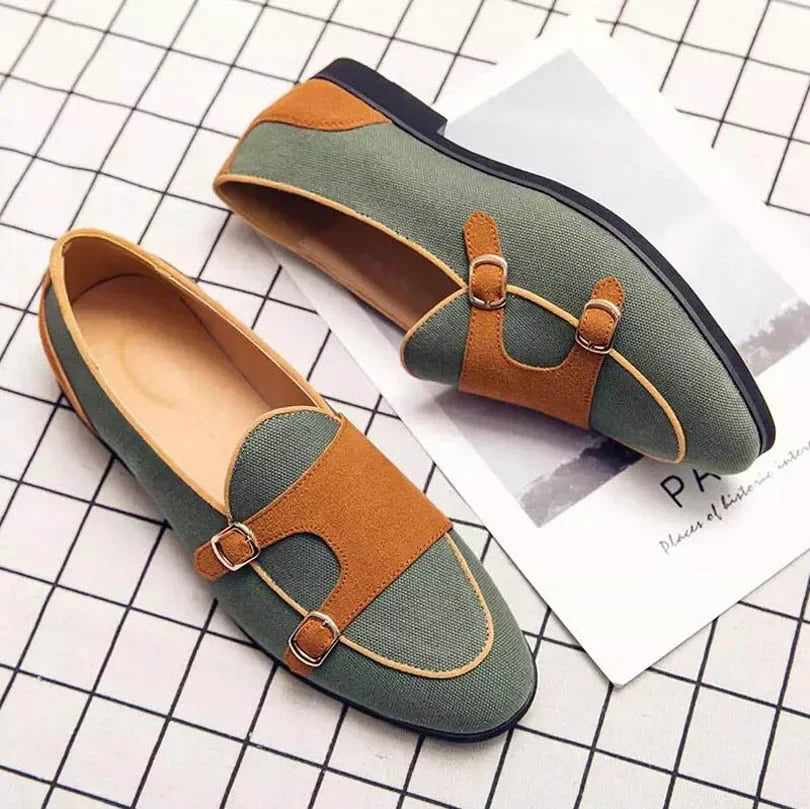 Mocassins Vintage à Boucle