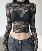 Blouse Sexy en Dentelle