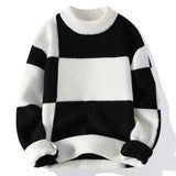 Pull Homme Épais à Carreaux