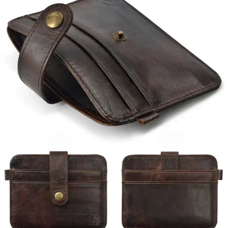 Portefeuille Homme en Cuir Véritable