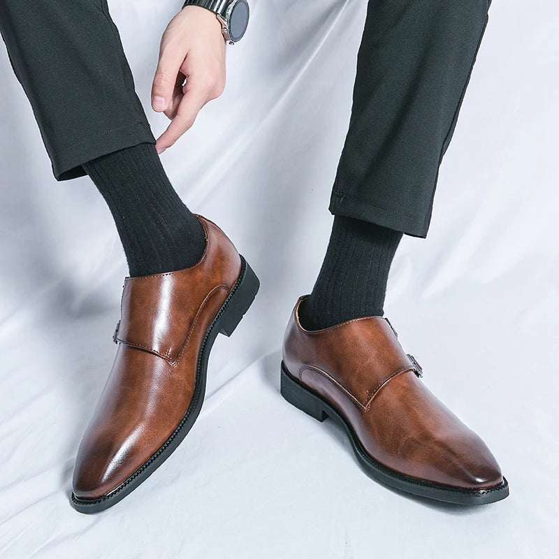 Mocassins Homme à Boucles