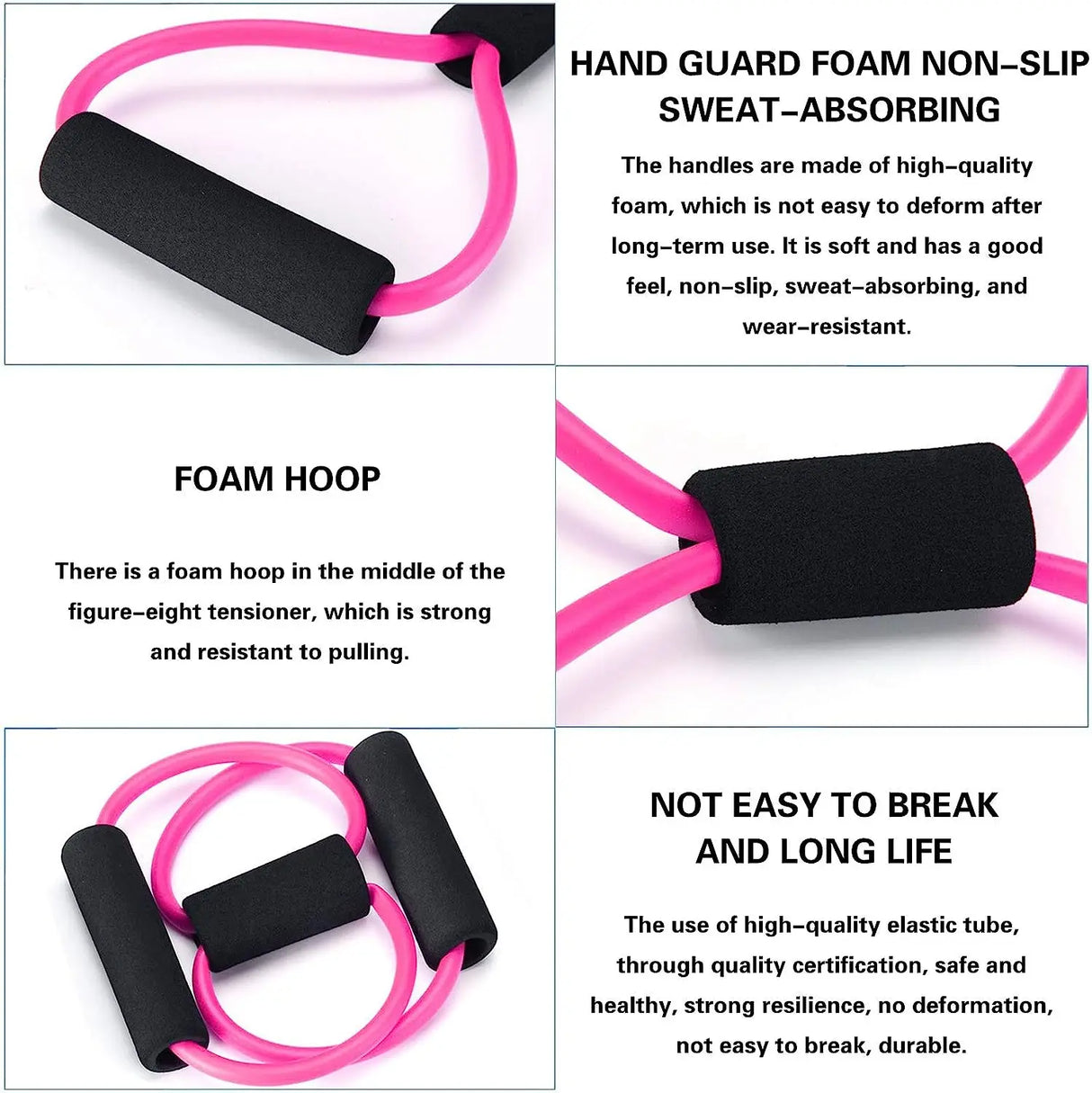 Bande Élastique de Fitness 8 Formes