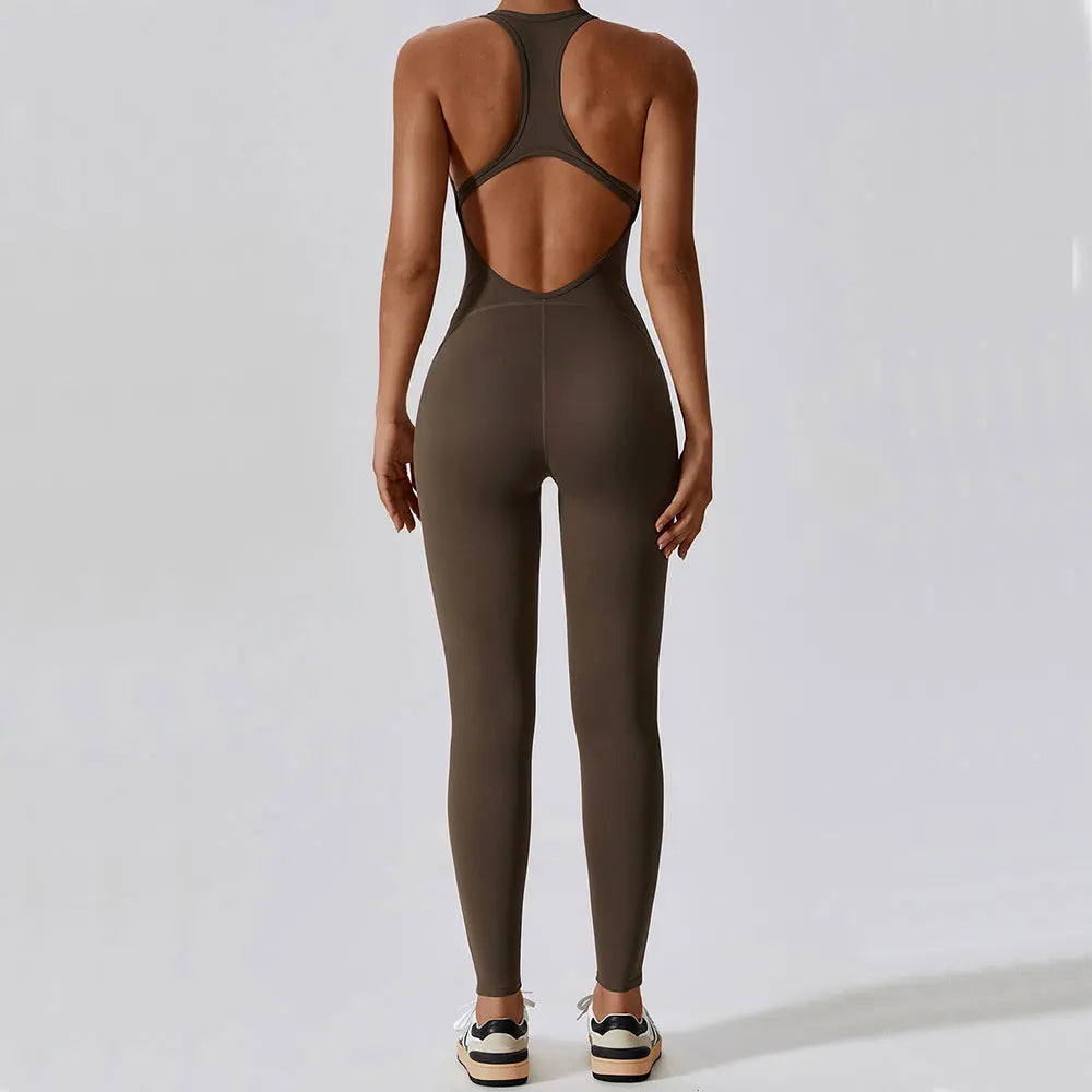 Combinaison Yoga Femme Sans Manches