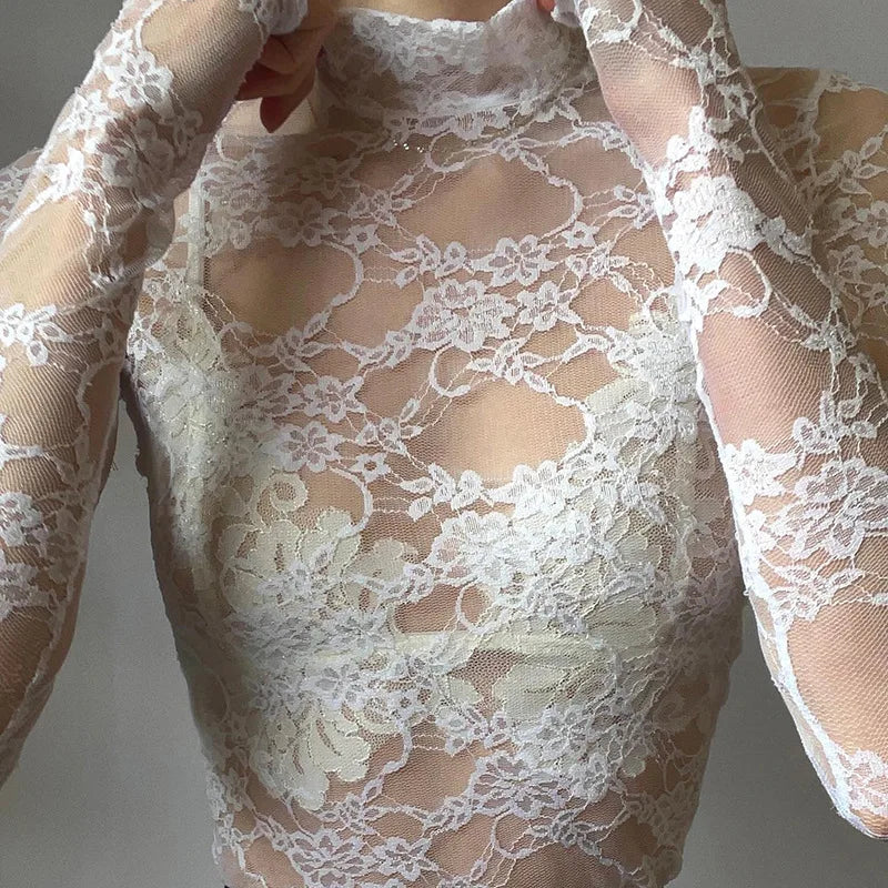 Blouse Sexy en Dentelle
