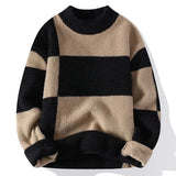 Pull Homme Épais à Carreaux