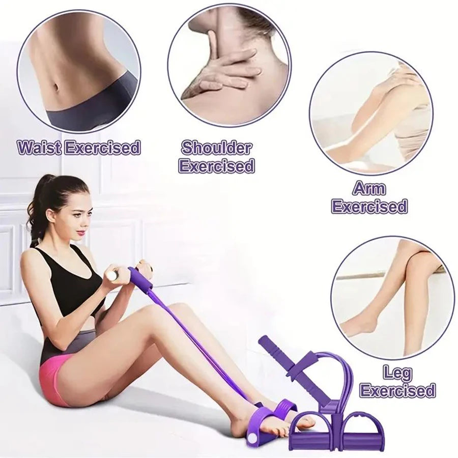 Élastique de Résistance 6 Tubes avec Pédales