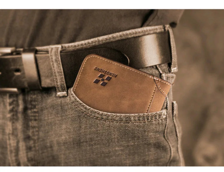 Portefeuille Homme en Cuir