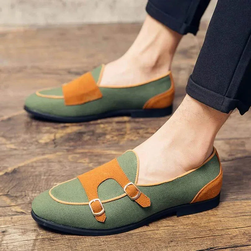 Mocassins Vintage à Boucle