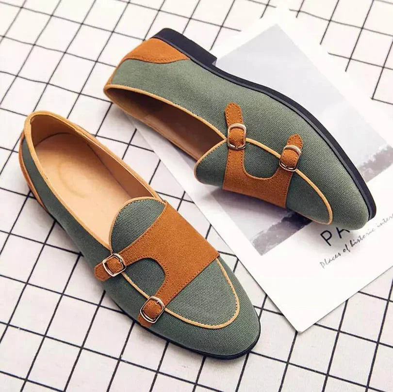 Mocassins Vintage à Boucle