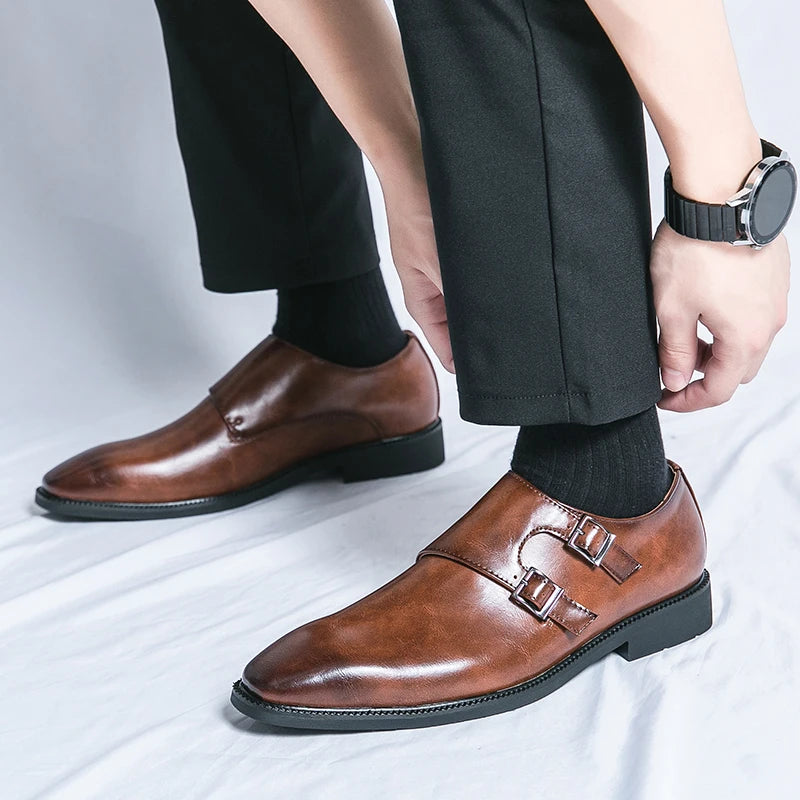 Mocassins Homme à Boucles