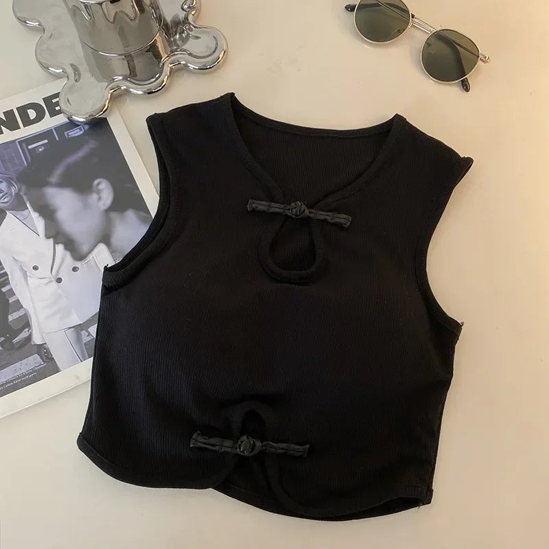 Haut Vintage à Boutons