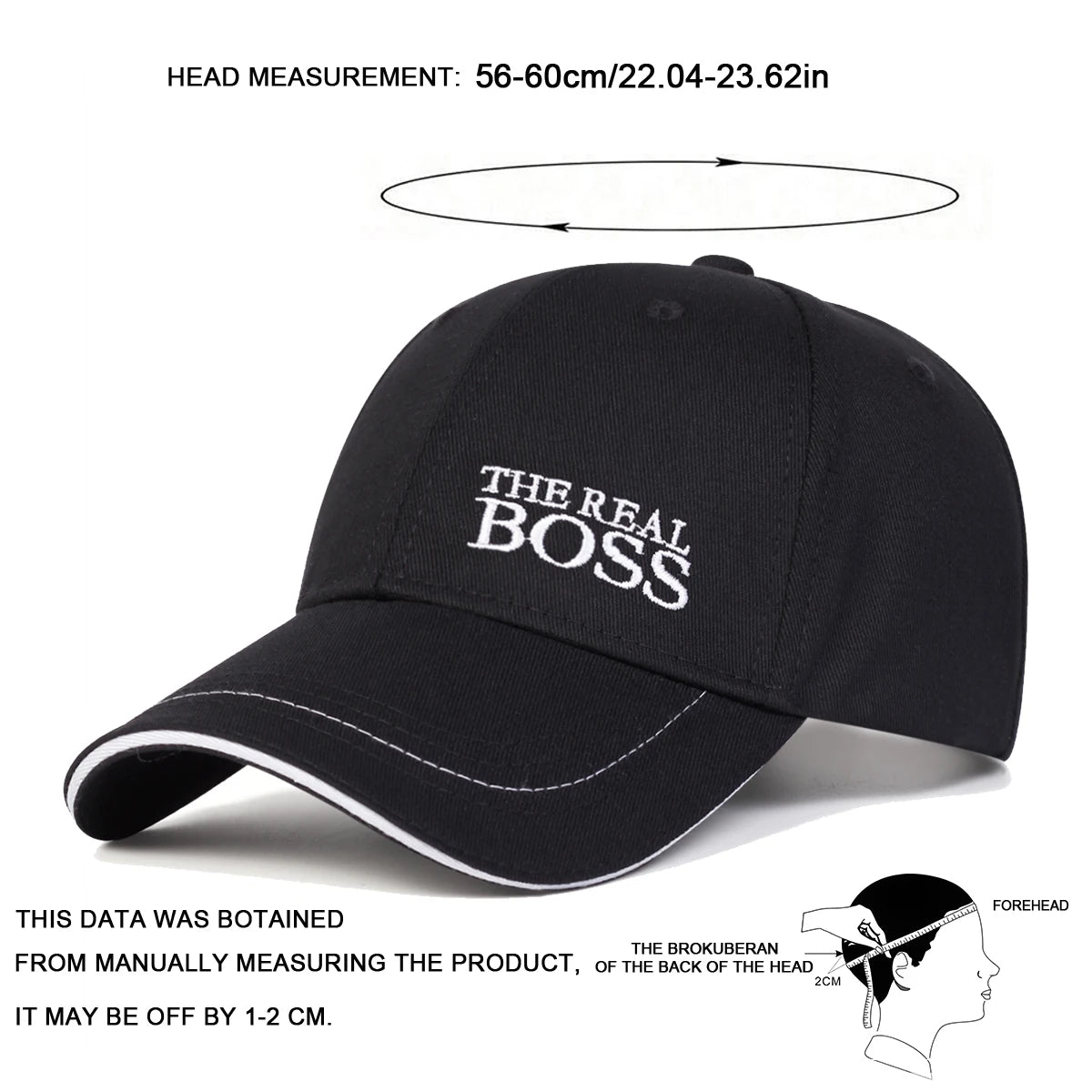 Casquette brodée