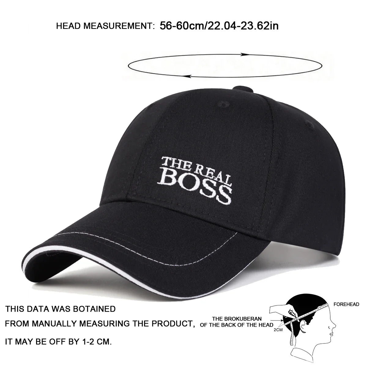 Casquette brodée