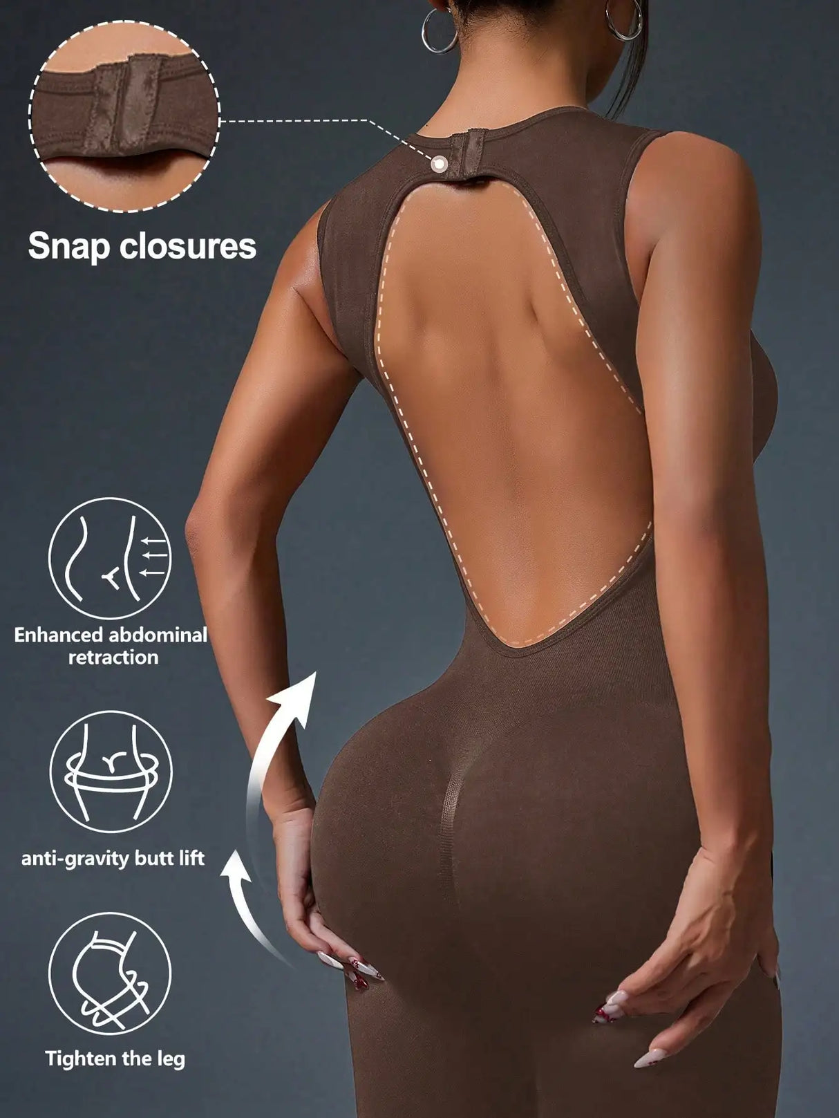 Combinaison de Sport Femme Sans Manches