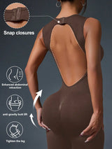 Combinaison de Sport Femme Sans Manches