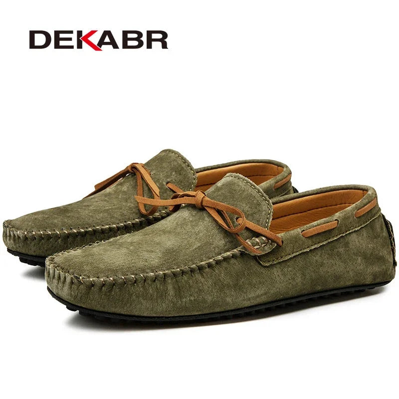 Mocassins Décontractés en Cuir