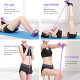 Élastique de Fitness à 6 Tubes