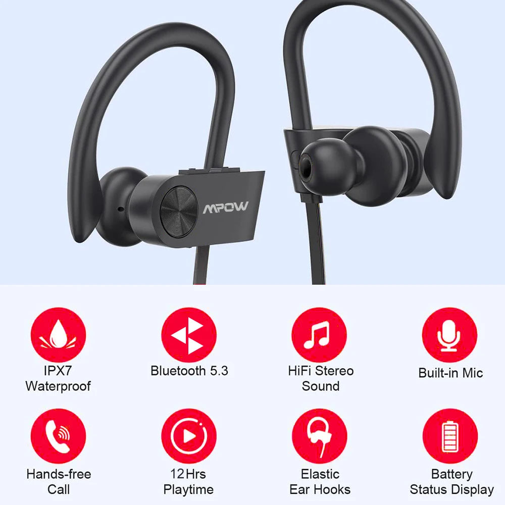 Écouteurs Bluetooth Sport Mpow Flame – V5.3