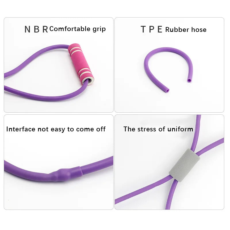 Bande Élastique Yoga 8 Lignes