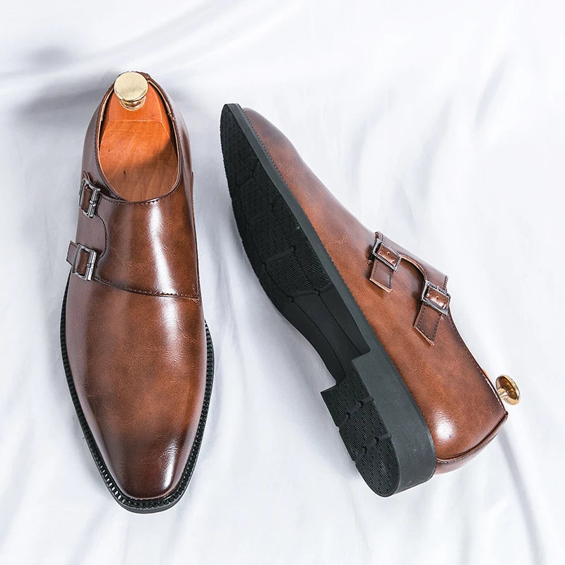 Mocassins Homme à Boucles