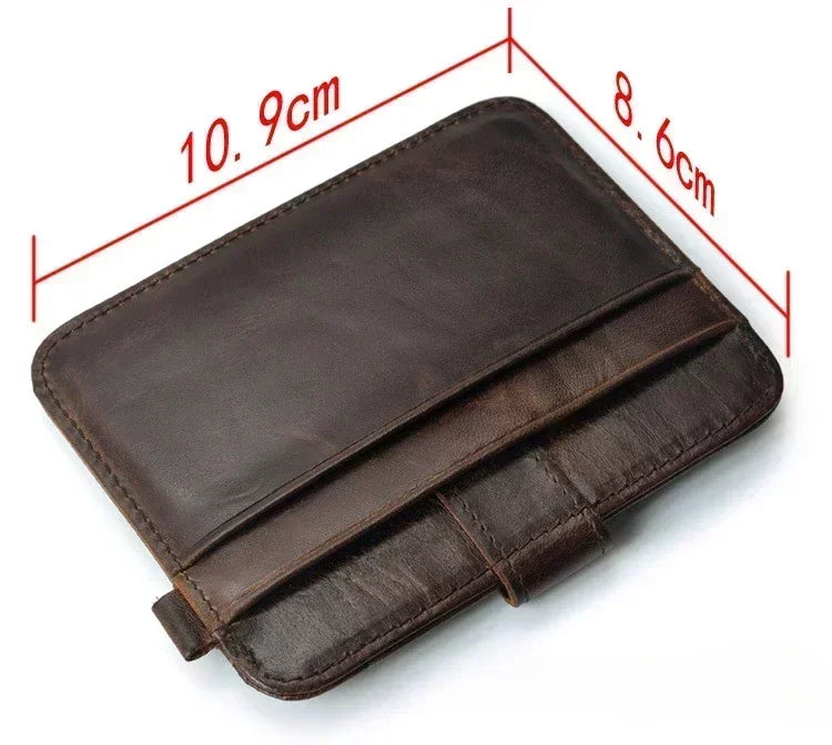 Portefeuille Homme en Cuir Véritable