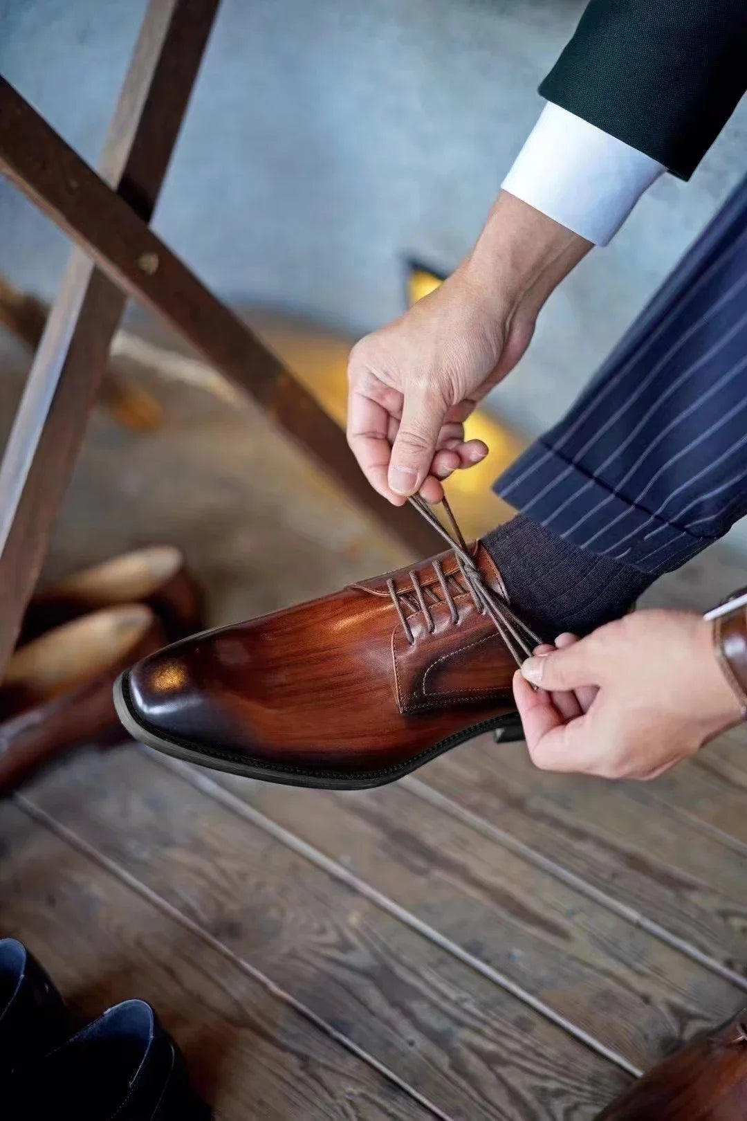 Mocassins  Derby Homme